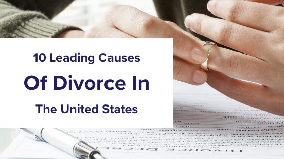 10 Leading Causes of Divorce in the United States - Blog Title Card