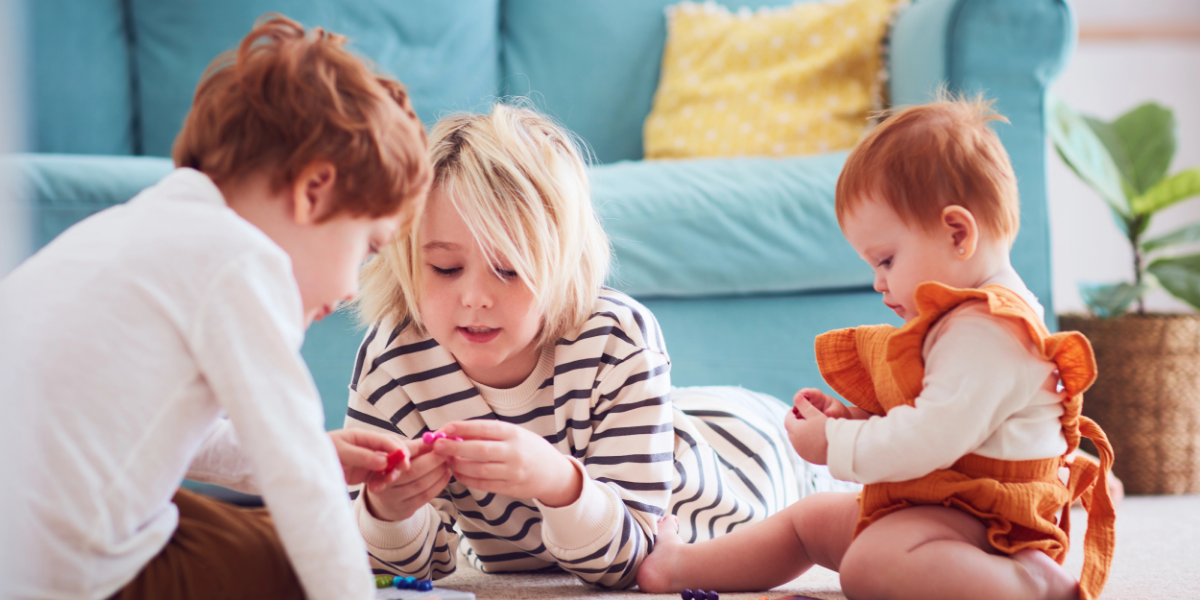 Three Children Playing